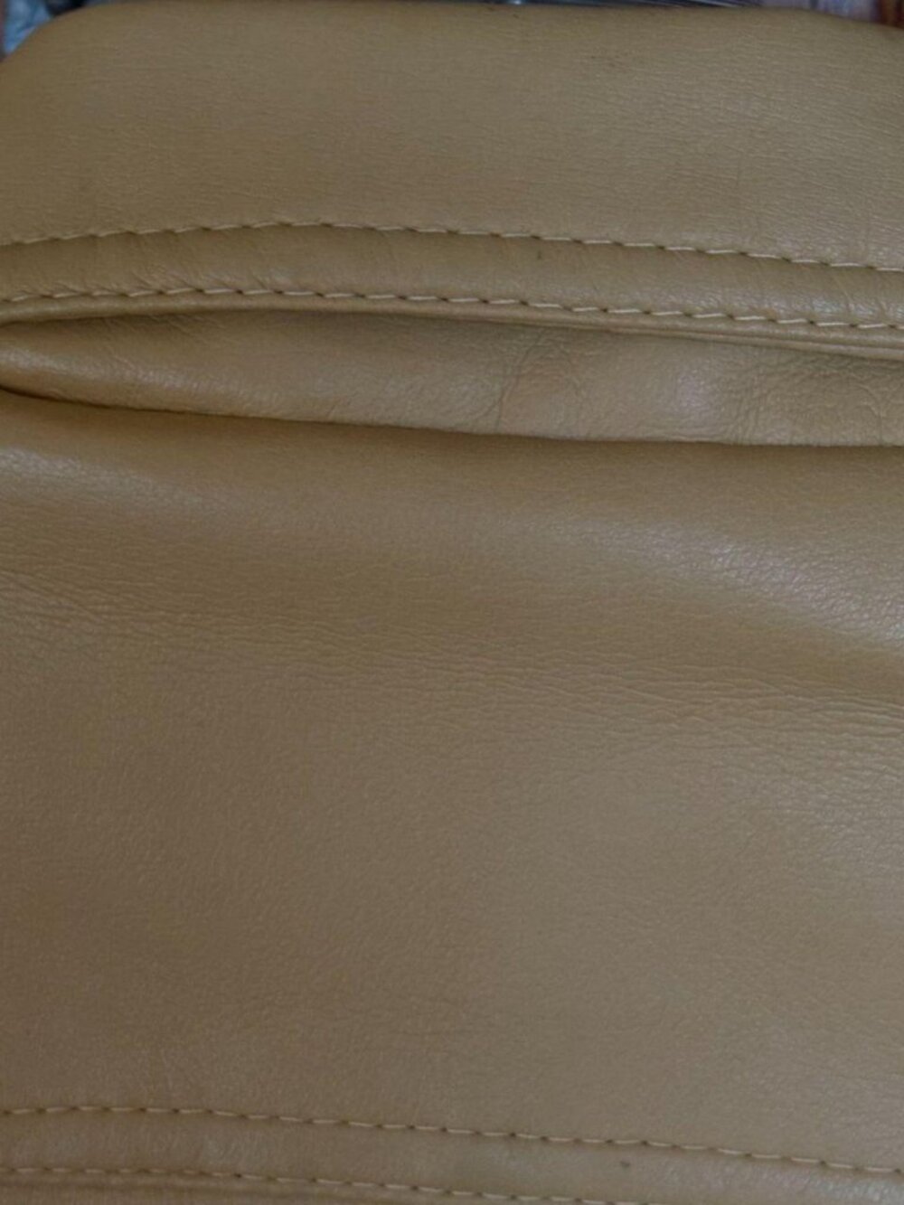 VTG 70s Partners from Mervyn’s Tan Leather Shirt Jacket Shacket Size M - Picture 8 of 8